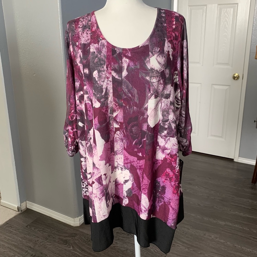 STYLE&CO. FLORAL TUNIC
